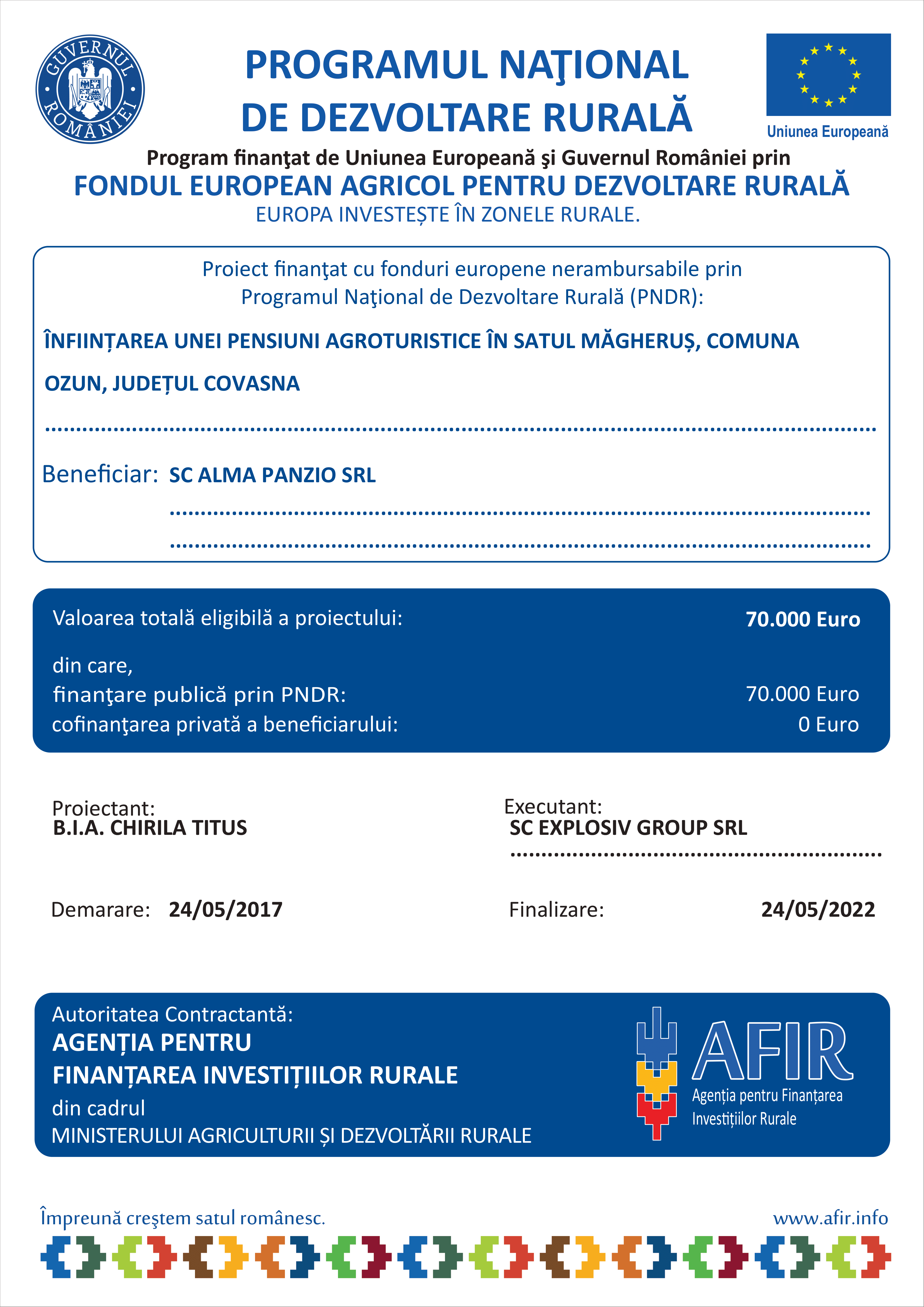 PROGRAMUL NAŢIONAL DE DEZVOLTARE RURALĂ